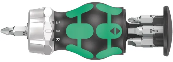 Wera Kraftform Kompakt Stubby Magasin RA 1, 6 dele